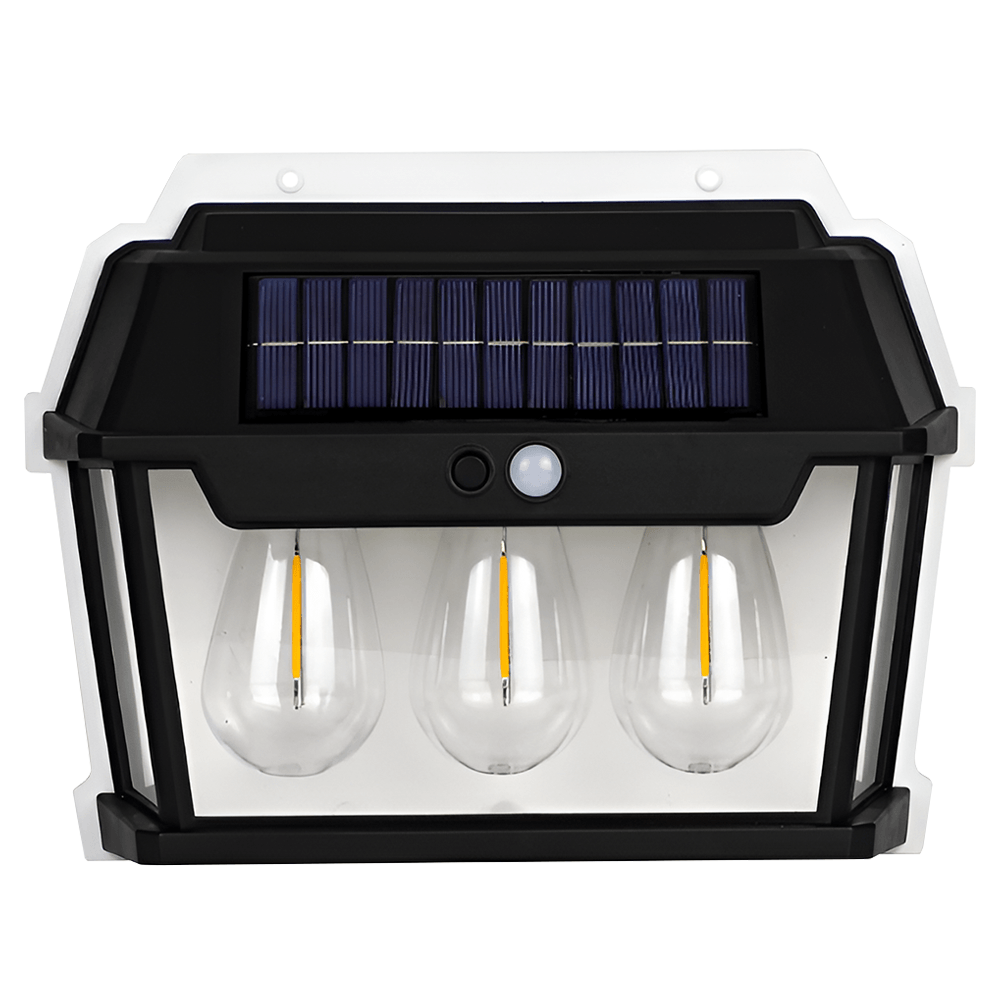 Lampa Solara de Perete LED Tip Felinar Triplu