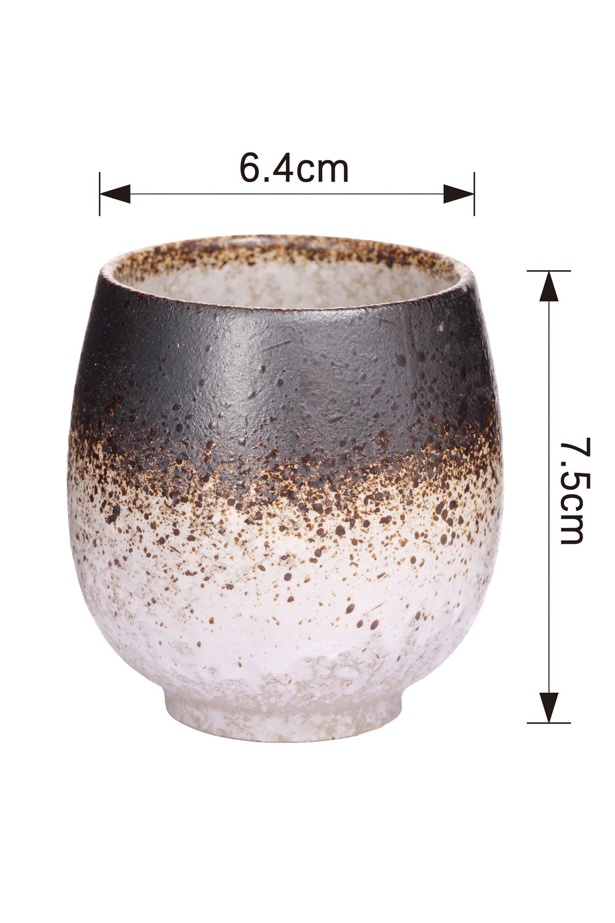 Cană Ceramică Minimalistă 200ml, Design Modern Stil Japonez, 7.5 cm