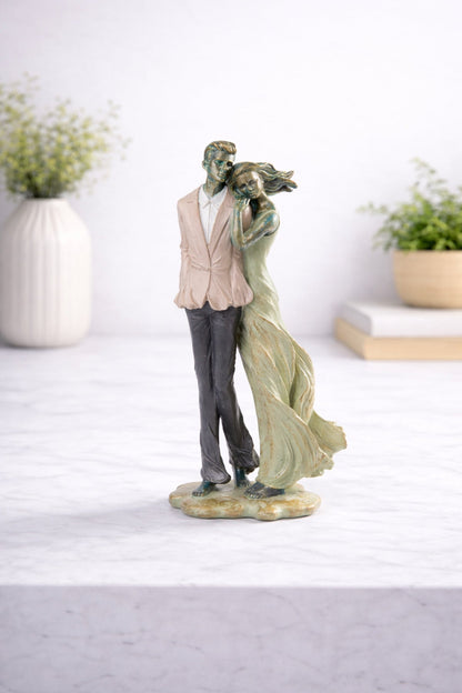 Figurină decorativă cuplu romantic, 35 cm