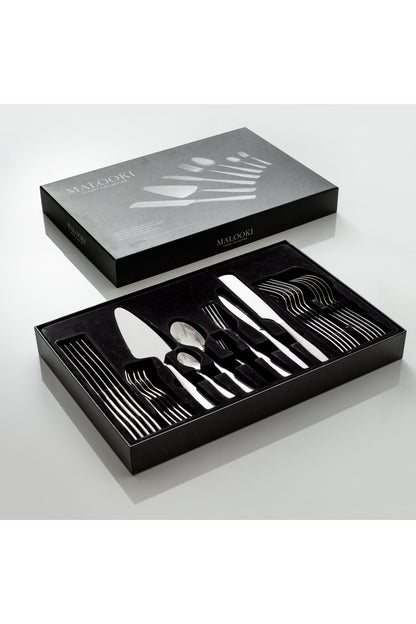 Set 32 Tacâmuri Comple de Masă, 6 persoane, Inox 18/10 – Argintiu Lucios