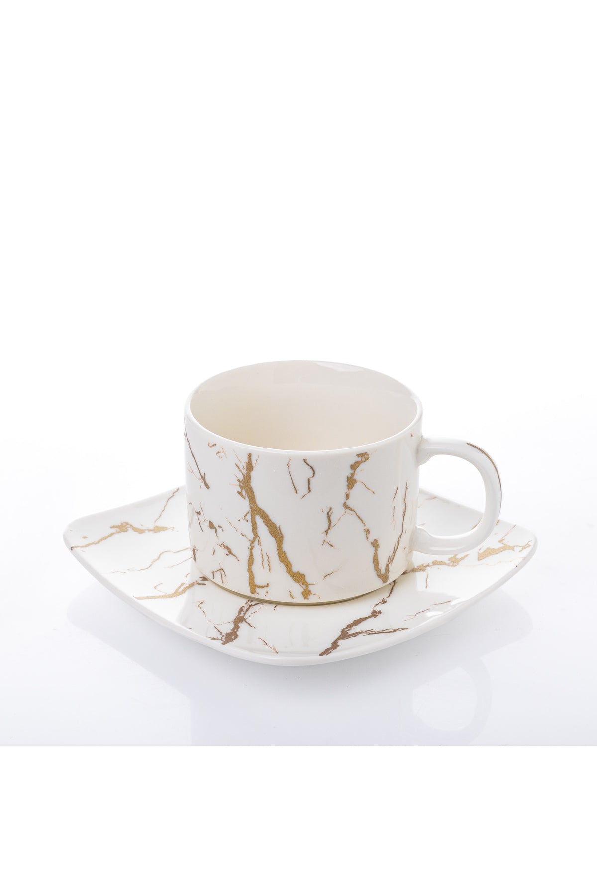Set de 2 cești cu 2 farfurioare, 180 ml - Marble Collection