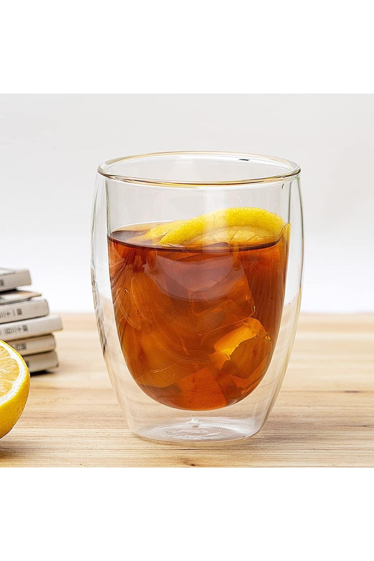 Pahar din sticlă cu pereți dubli – 350 ml