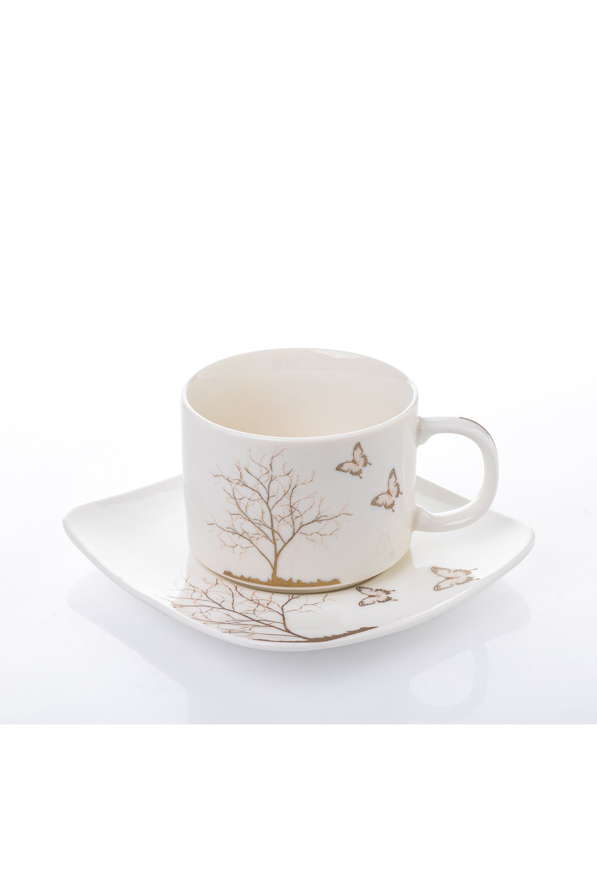 Set de 2 cești cu 2 farfurioare, 180 ml - Lifetree Collection