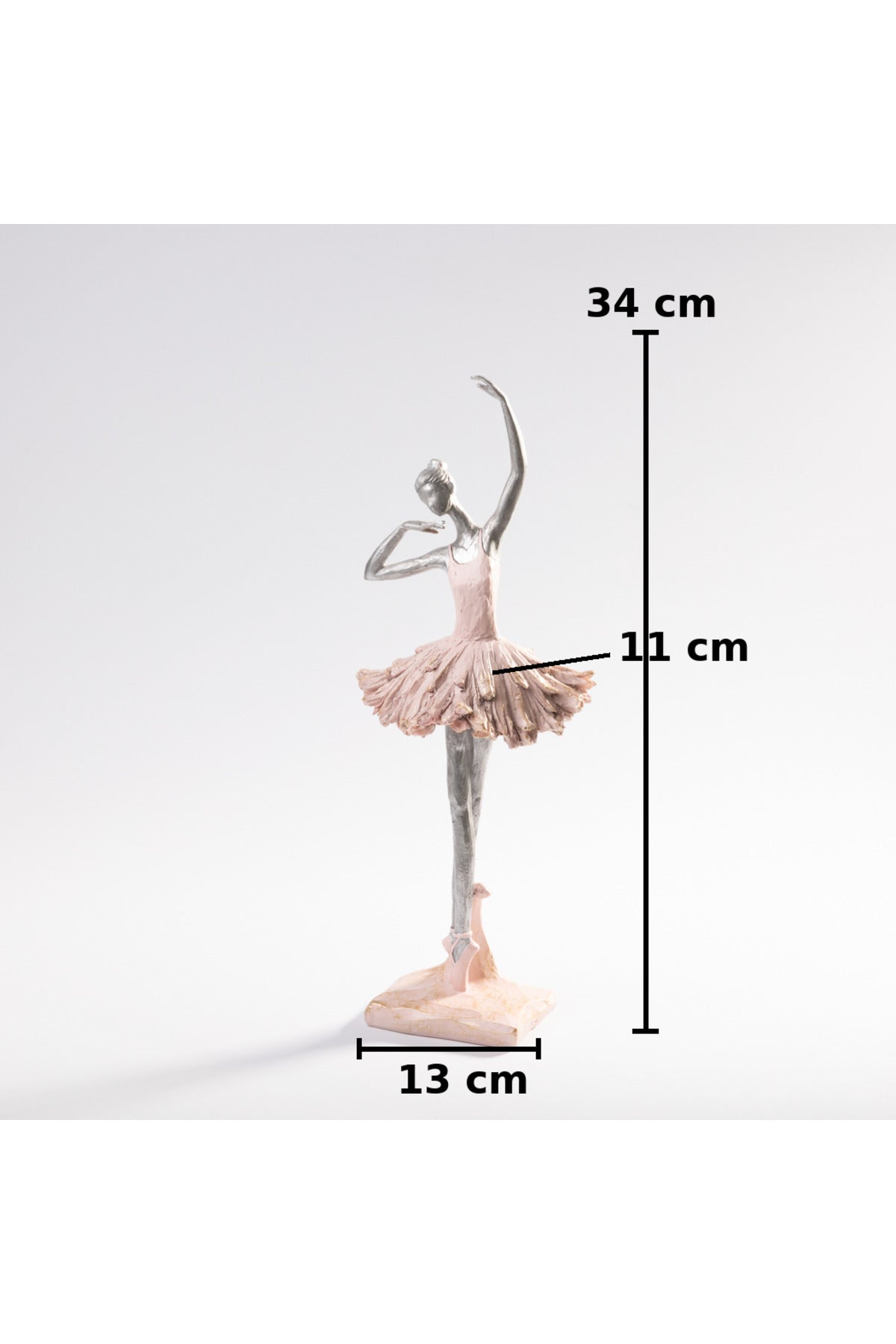 Figurină decorativă balerină, statuetă balet elegantă 34 cm