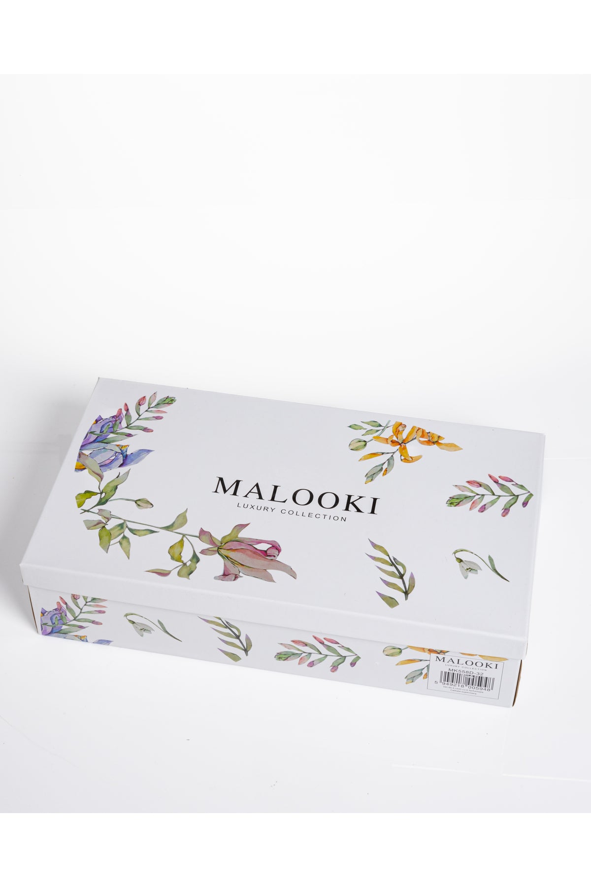 Set 6 cești cafea Tropical – porțelan floral exotic, 12 piese cu farfurioare