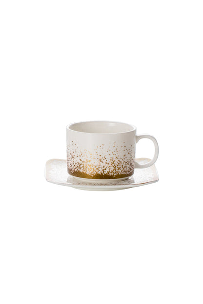 Set de 2 cești cu 2 farfurioare, 180 ml - Snowing Collection
