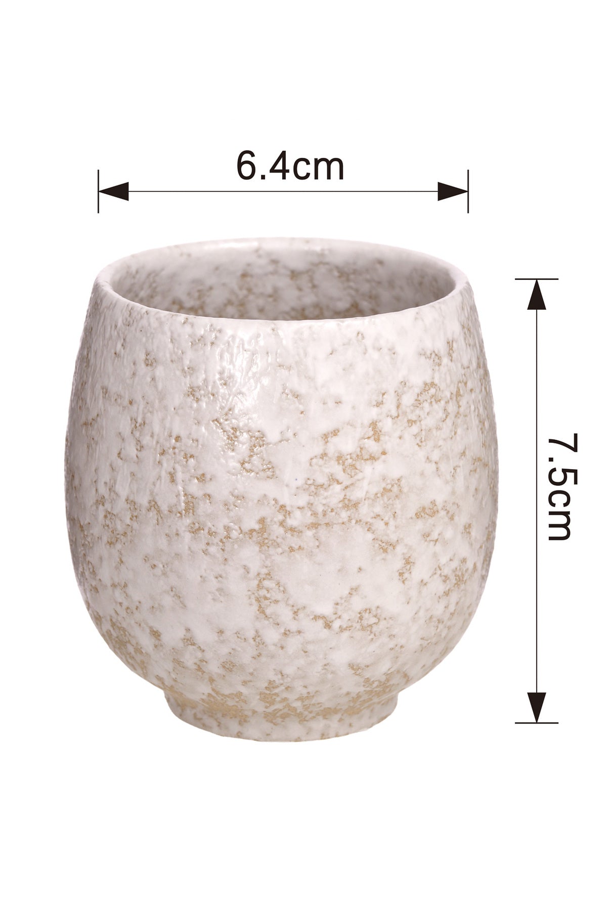 Cană Ceramică Minimalistă 200ml, Design Modern Stil Japonez, 7.5 cm