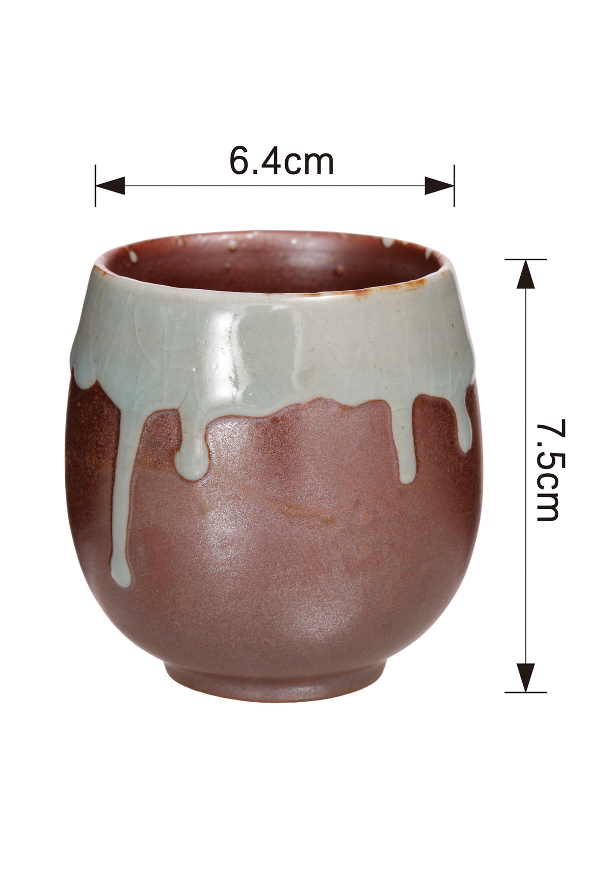 Cană Ceramică Minimalistă 200ml, Design Modern Stil Japonez, 7.5 cm
