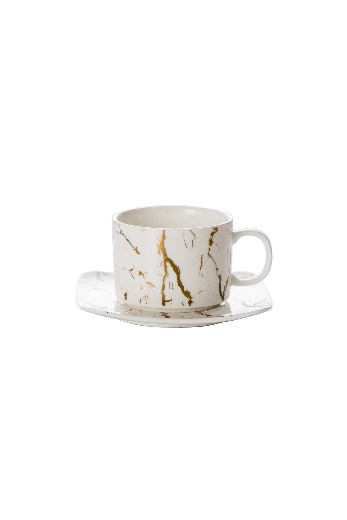 Set de 2 cești cu 2 farfurioare, 180 ml - Marble Collection