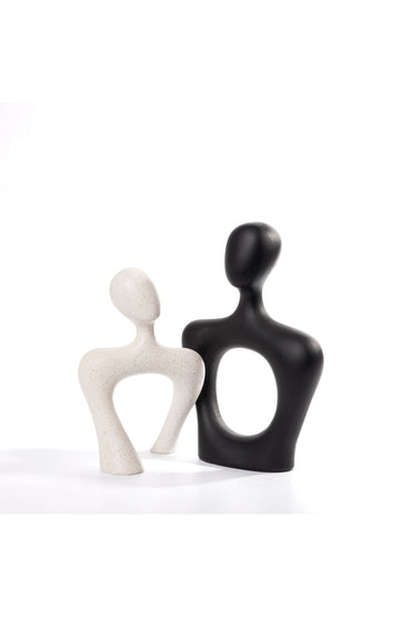 Statuetă „Îmbrățișare”, finisaj bicolor – 21 cm