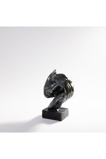 Statuetă Decorativă „Silent Embrace”, negru – 23.5