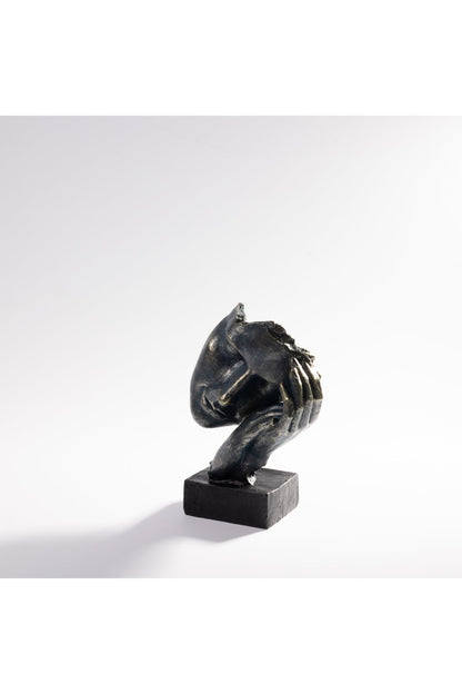 Statuetă Decorativă „Silent Embrace”, negru – 23.5
