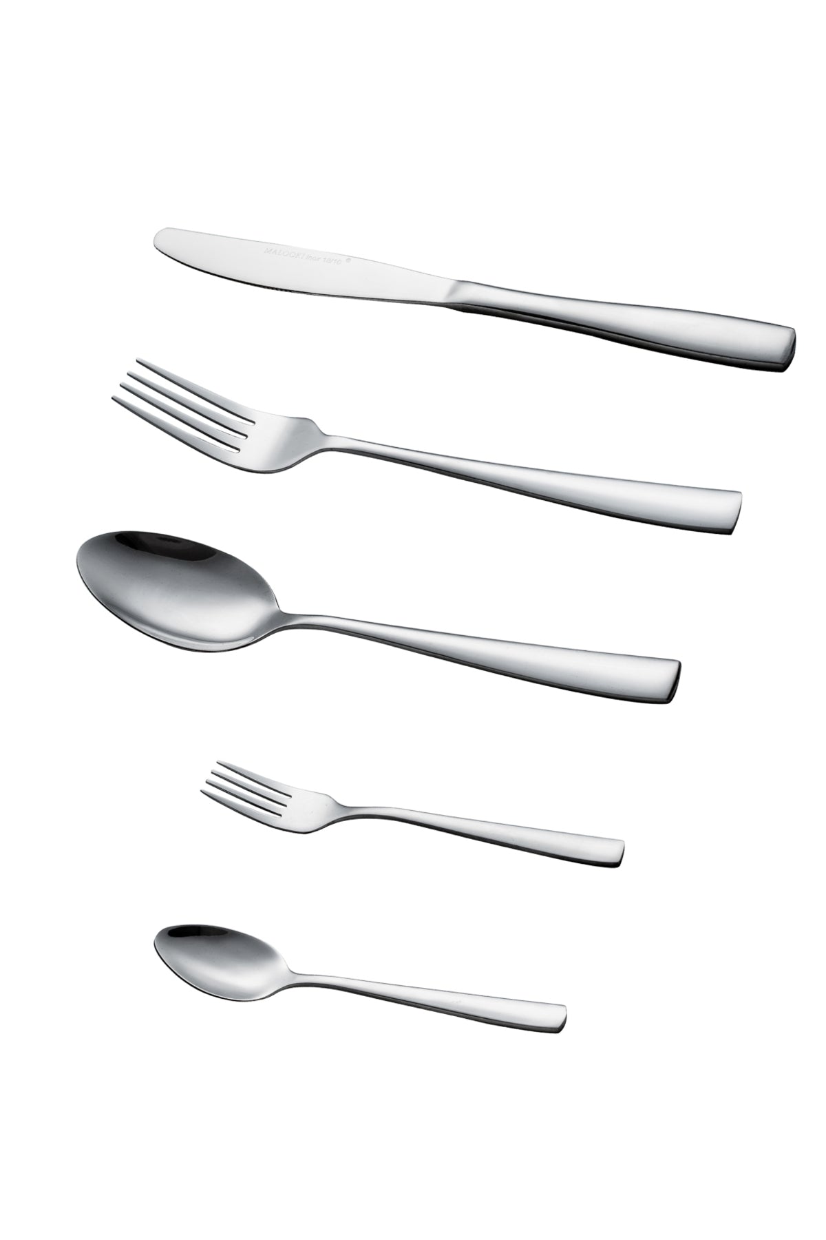 Set 30 Tacâmuri de Masă pentru 6 persoane, Inox 18/10 – Argintiu Lucios