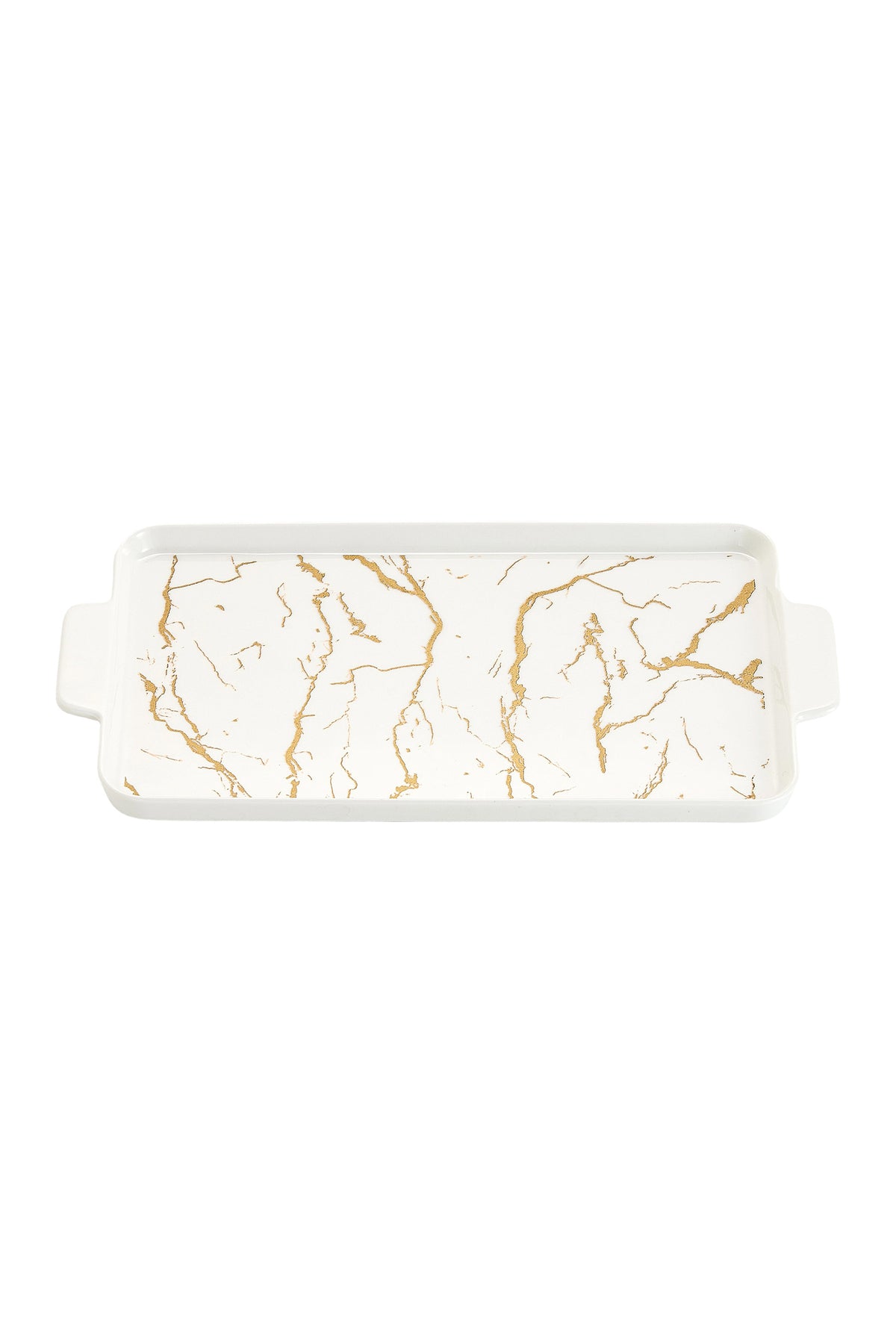 Platou de servire din porțelan, 35 cm - Marble Collection