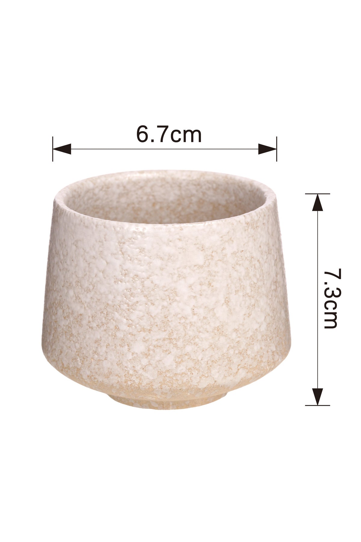 Cană Ceramică Minimalistă 180ml, Design Modern Stil Japonez, 7.3 cm