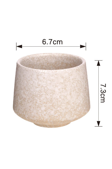 Cană Ceramică Minimalistă 180ml, Design Modern Stil Japonez, 7.3 cm