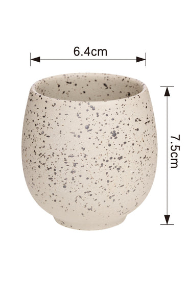 Cană Ceramică Minimalistă 200ml, Design Modern Stil Japonez, 7.5 cm