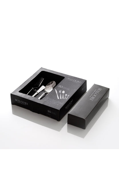 Set 30 Tacâmuri de Masă pentru 6 persoane, Inox 18/10 – Argintiu Lucios