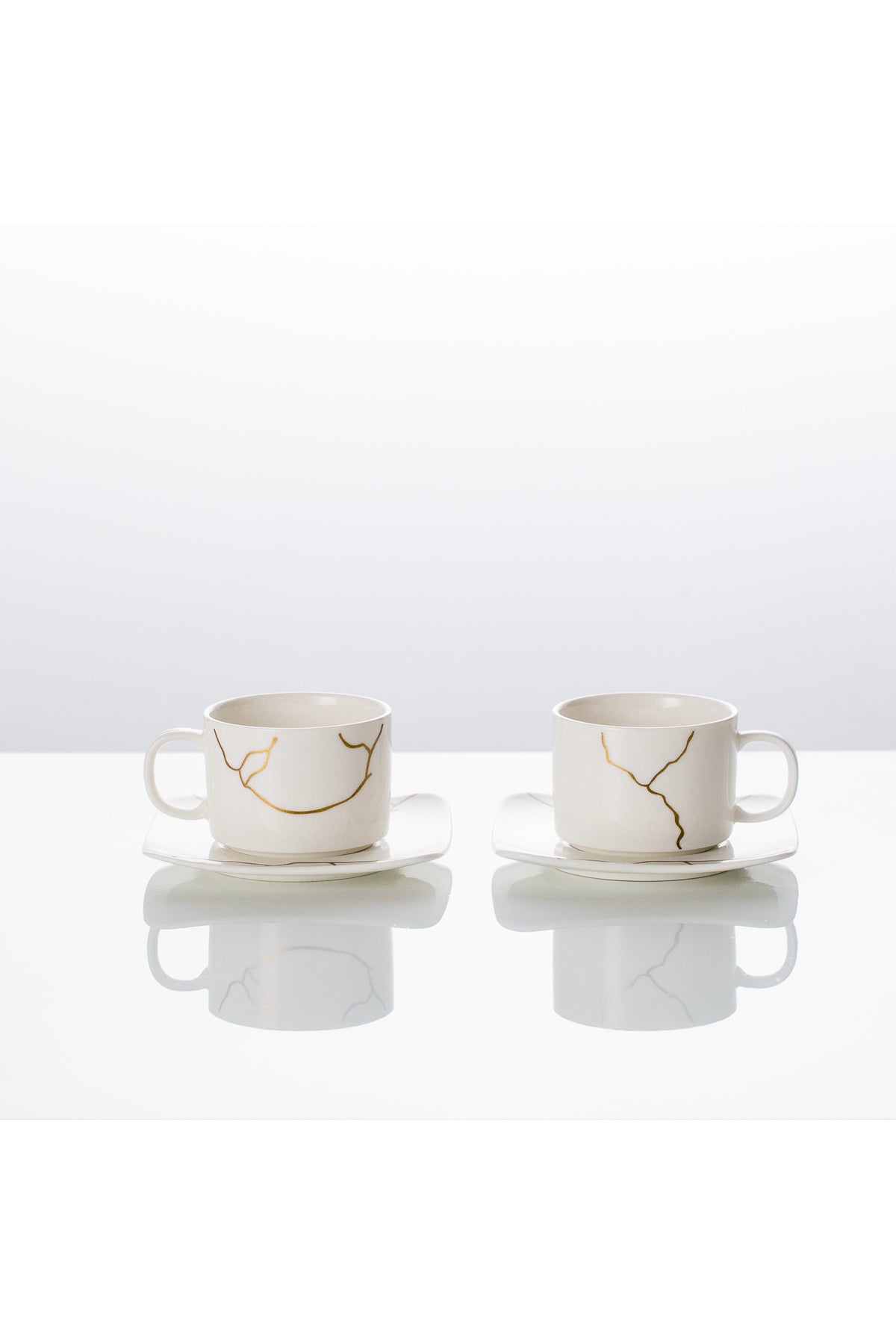 Set de 2 cești cu 2 farfurioare, 180 ml - Infinity Collection