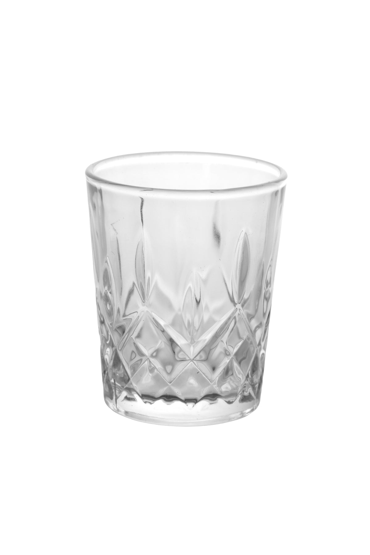 Set 6 pahare shot din sticlă 70 ml