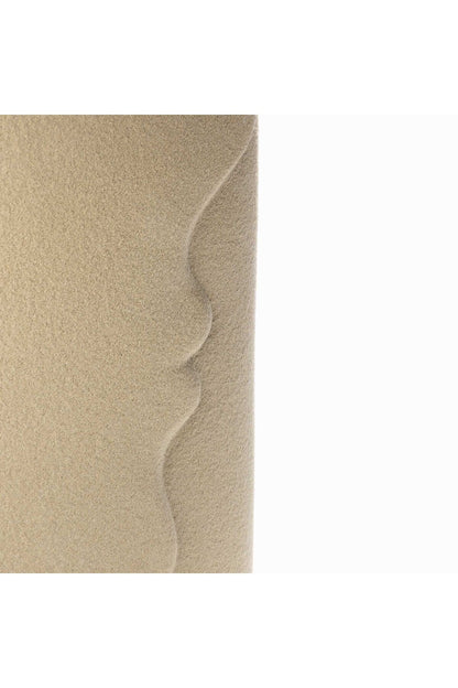 Vază Decorativă din Ceramică "Silhouette", Design Profil Uman, 30 cm - Verde mat texturat