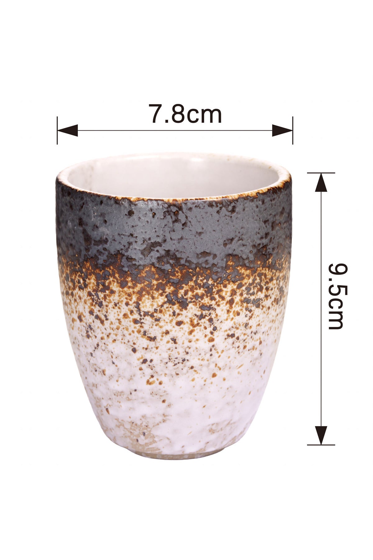 Cană Ceramică Design Japonez 220ml, Stil Modern Minimalist, 9.5 cm