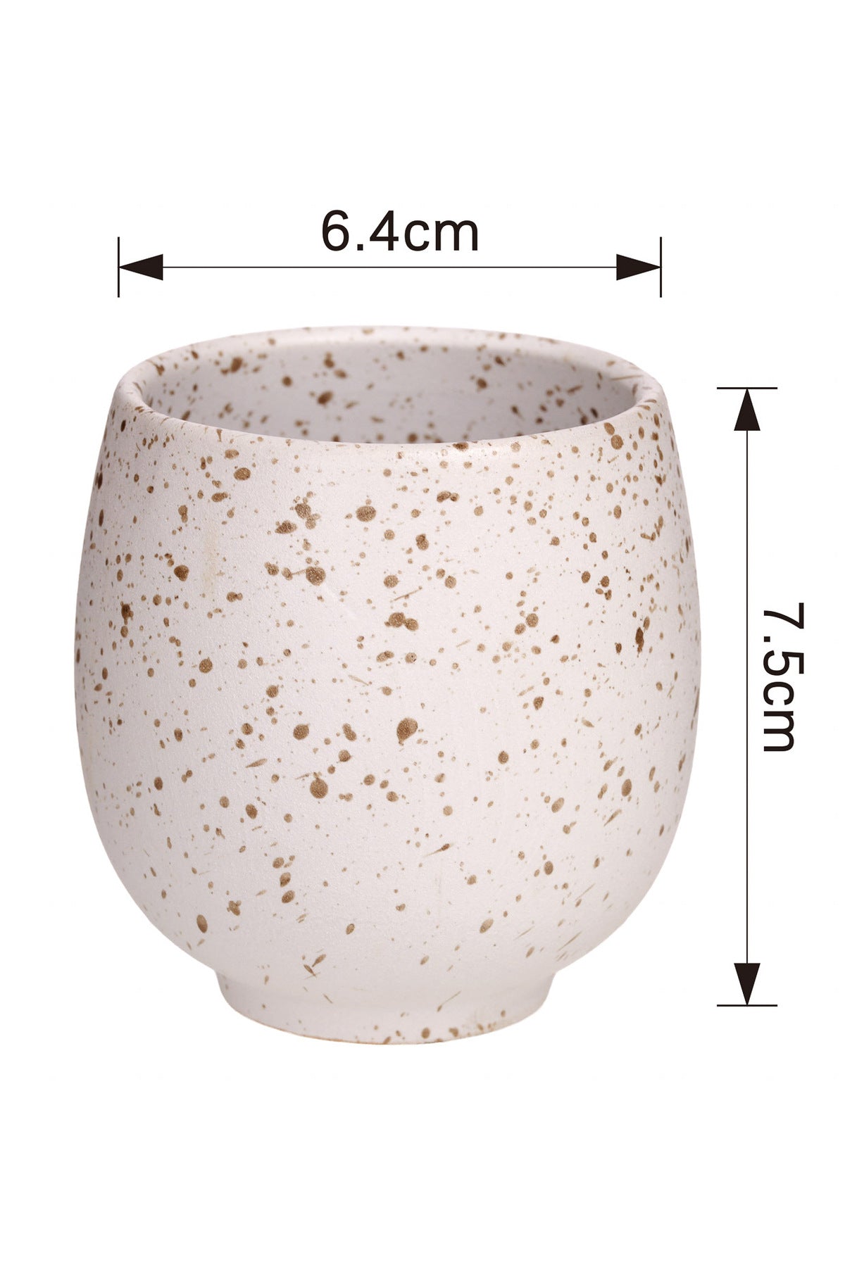 Cană Ceramică Minimalistă 200ml, Design Modern Stil Japonez, 7.5 cm