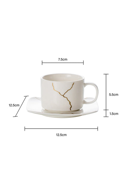 Set de 2 cești cu 2 farfurioare, 180 ml - Infinity Collection