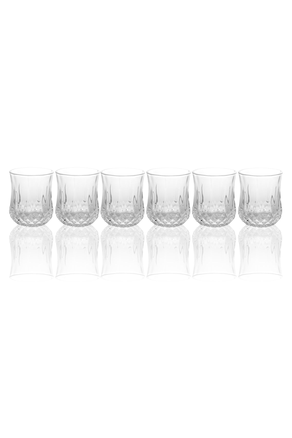 Set 6 pahare shot din sticlă 50 ml