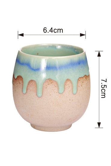 Cană Ceramică Minimalistă 200ml, Design Modern Stil Japonez, 7.5 cm