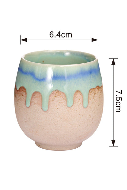 Cană Ceramică Minimalistă 200ml, Design Modern Stil Japonez, 7.5 cm