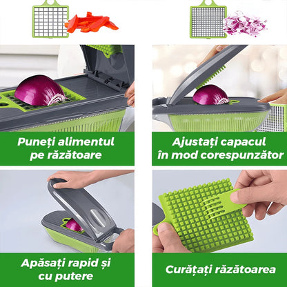 Feliator Manual 10 in 1 - pentru fructe/legume/branzeturi moi