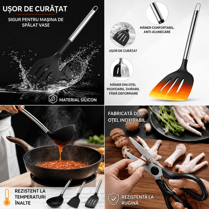 Set 20 piese ustensile de bucătărie