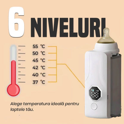 Incalzitor de biberoane - 6 niveluri de temperatura