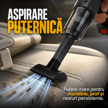 Aspirator Portabil Multifuncțional 4-în-1, Auto și Casă, cu Accesorii