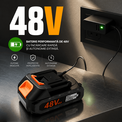 Aspirator Portabil Multifuncțional 4-în-1, Auto și Casă, cu Accesorii