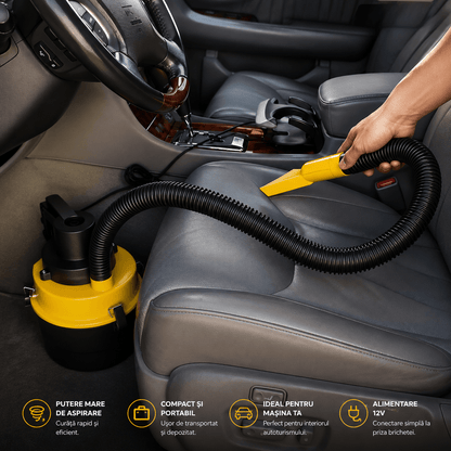 Aspirator Auto Portabi - Alimentare bricheta auto 12 V