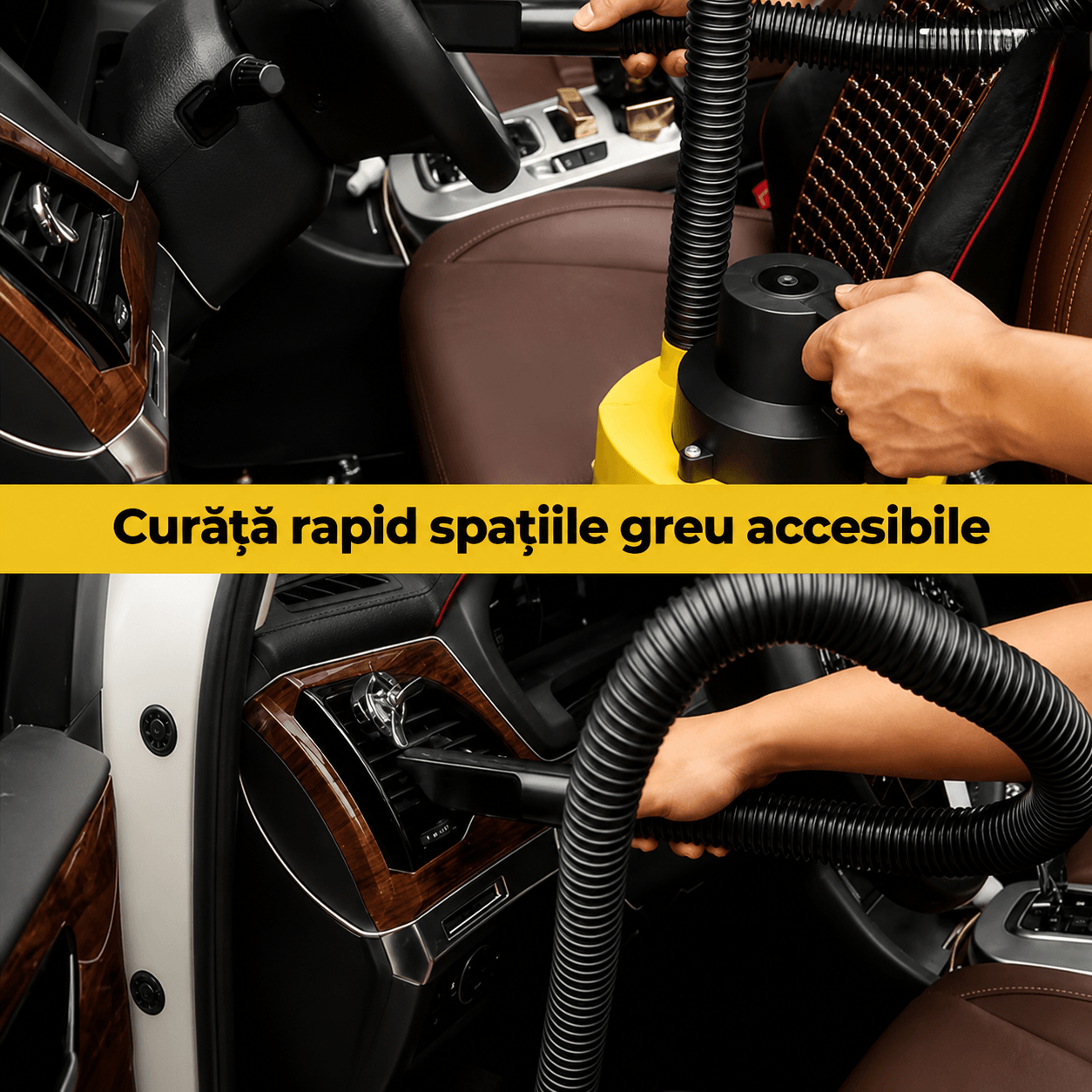 Aspirator Auto Portabi - Alimentare bricheta auto 12 V