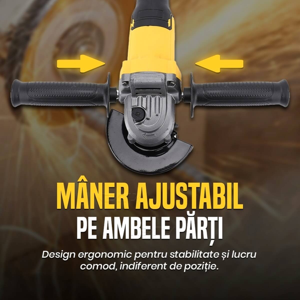 Polizor Unghiular 96V fără fir